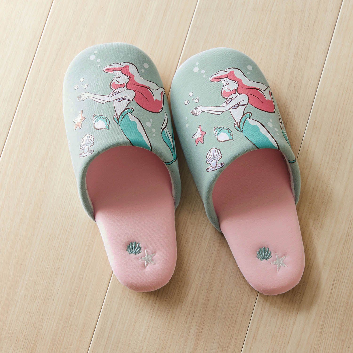 日本千趣會 - 迪士尼室內拖鞋-七矮人-卡其