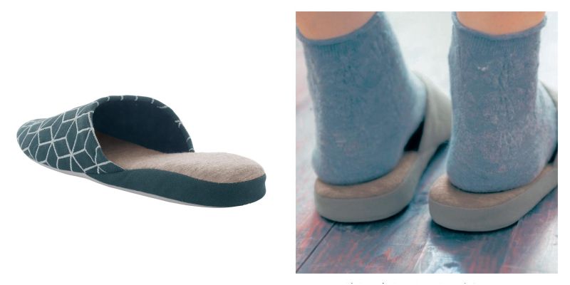 日本千趣會 - 可機洗 刺繡典雅室內拖-果實-米