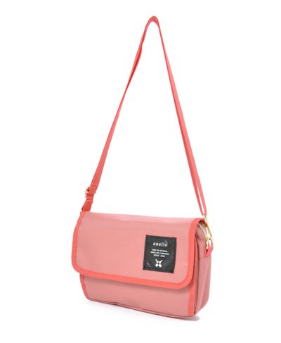 日本 Anello - 旅遊外出隨身包-mini小尺寸-PI粉色