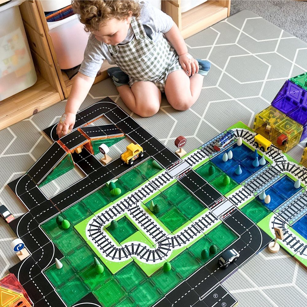 鐵道磁片組 36pcs