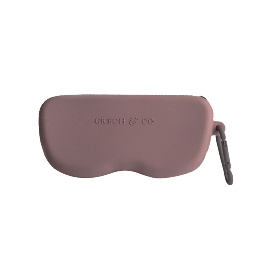 丹麥 GRECH & CO. - 矽膠眼鏡盒-藕粉