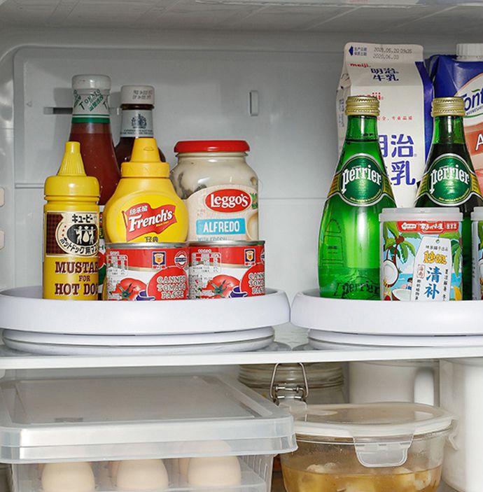 日本霜山 - 360度旋轉式多功能調味料/瓶罐收納架-經典款