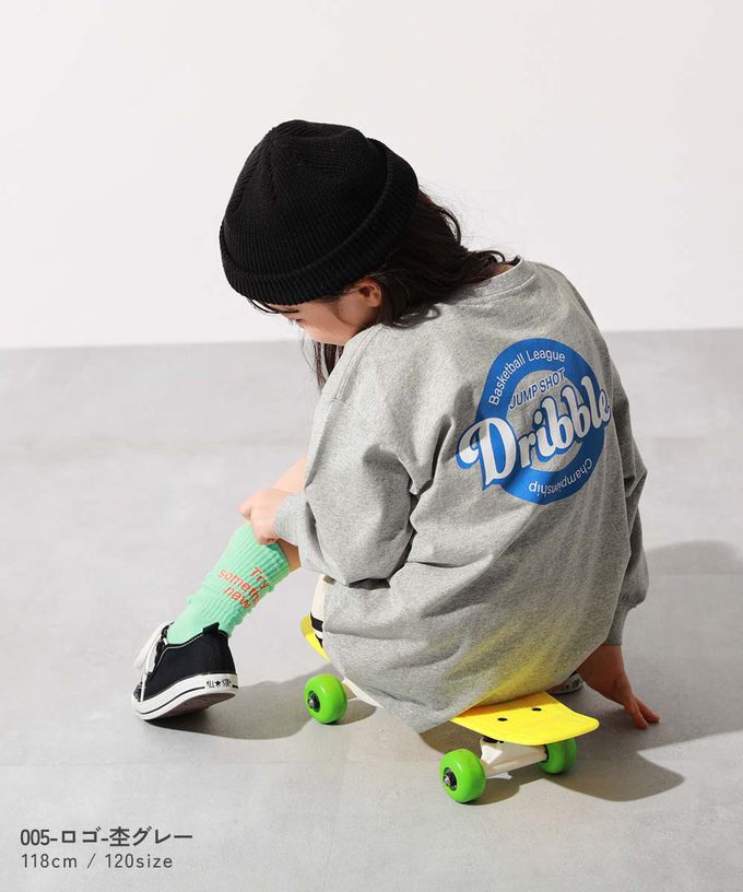 日本 devirock - 100%棉 定番印花寬版長袖上衣-潮流格子-黃綠