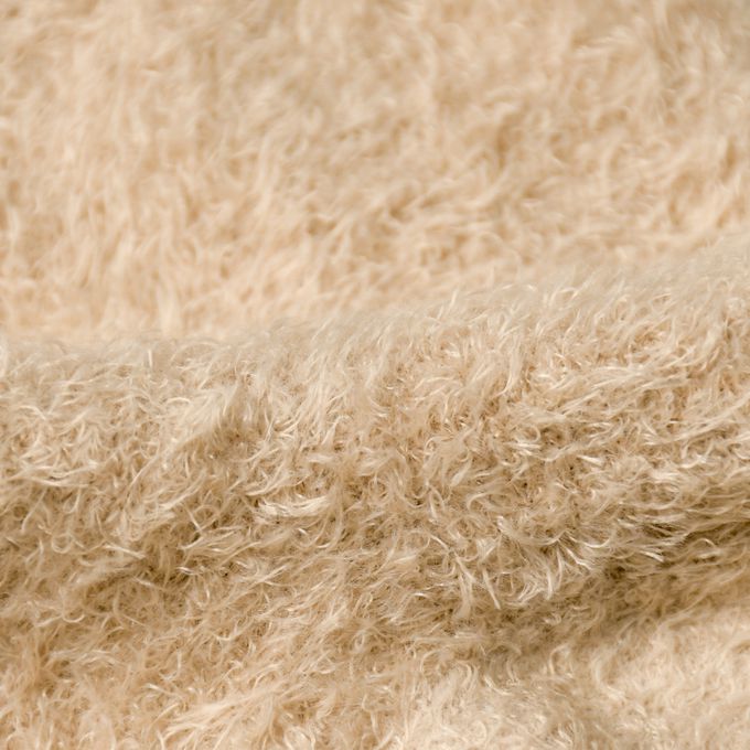 akachan honpo - 蓬鬆襪-動物-淺卡其色 (9～14cm)