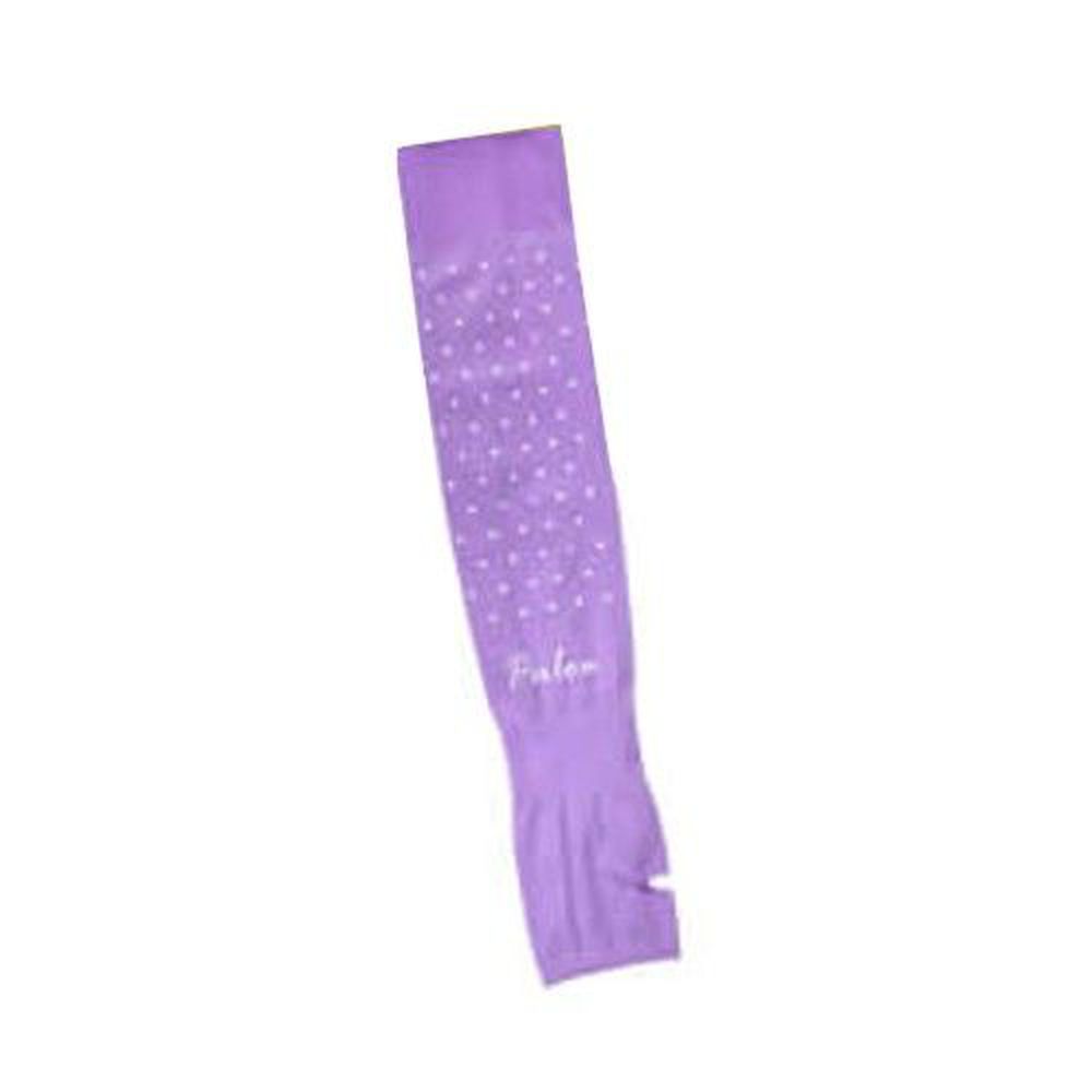 貝柔 Peilou - 高效涼感防蚊抗UV袖套-點點款-淺紫