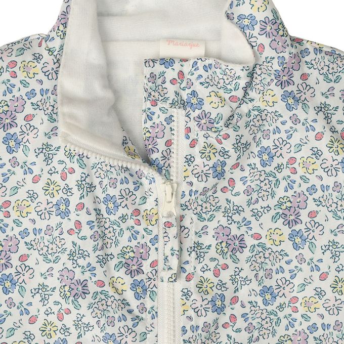 akachan honpo - 外套-小花-紫色