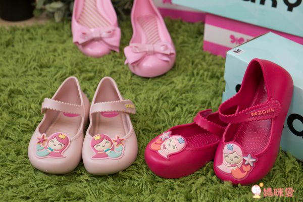 ZAXY - 夢幻海洋美人魚淺粉色寶寶香香鞋