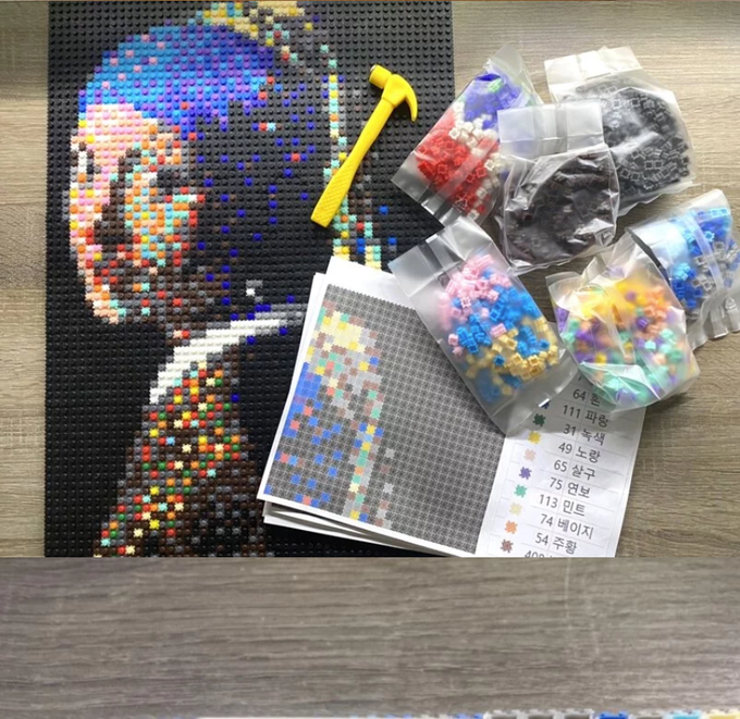 꾹꾹블럭 - 韓國馬賽克咕咕拼豆組- 英雄人物