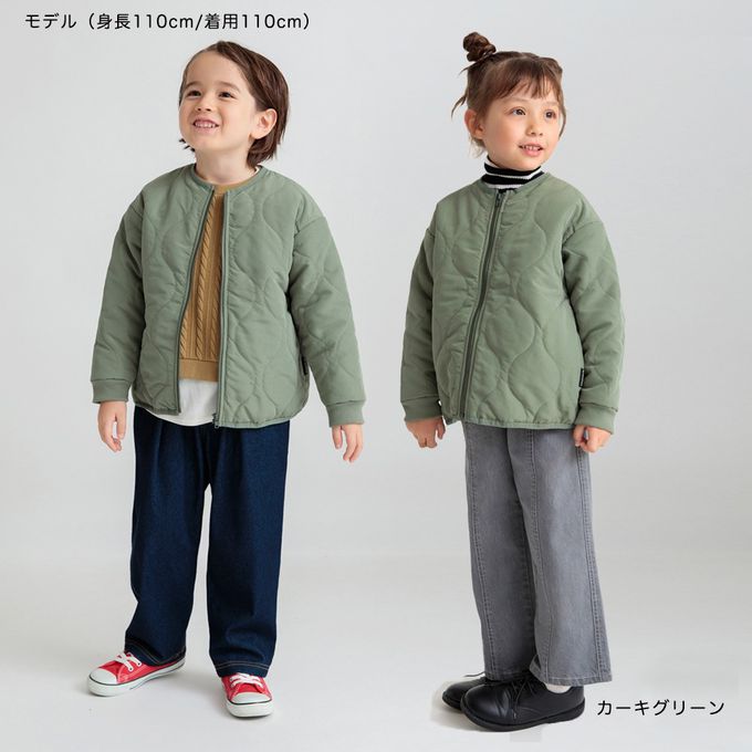 日本 BRANSHES - 簡約波浪絎縫無領休閒外套-格紋-灰白