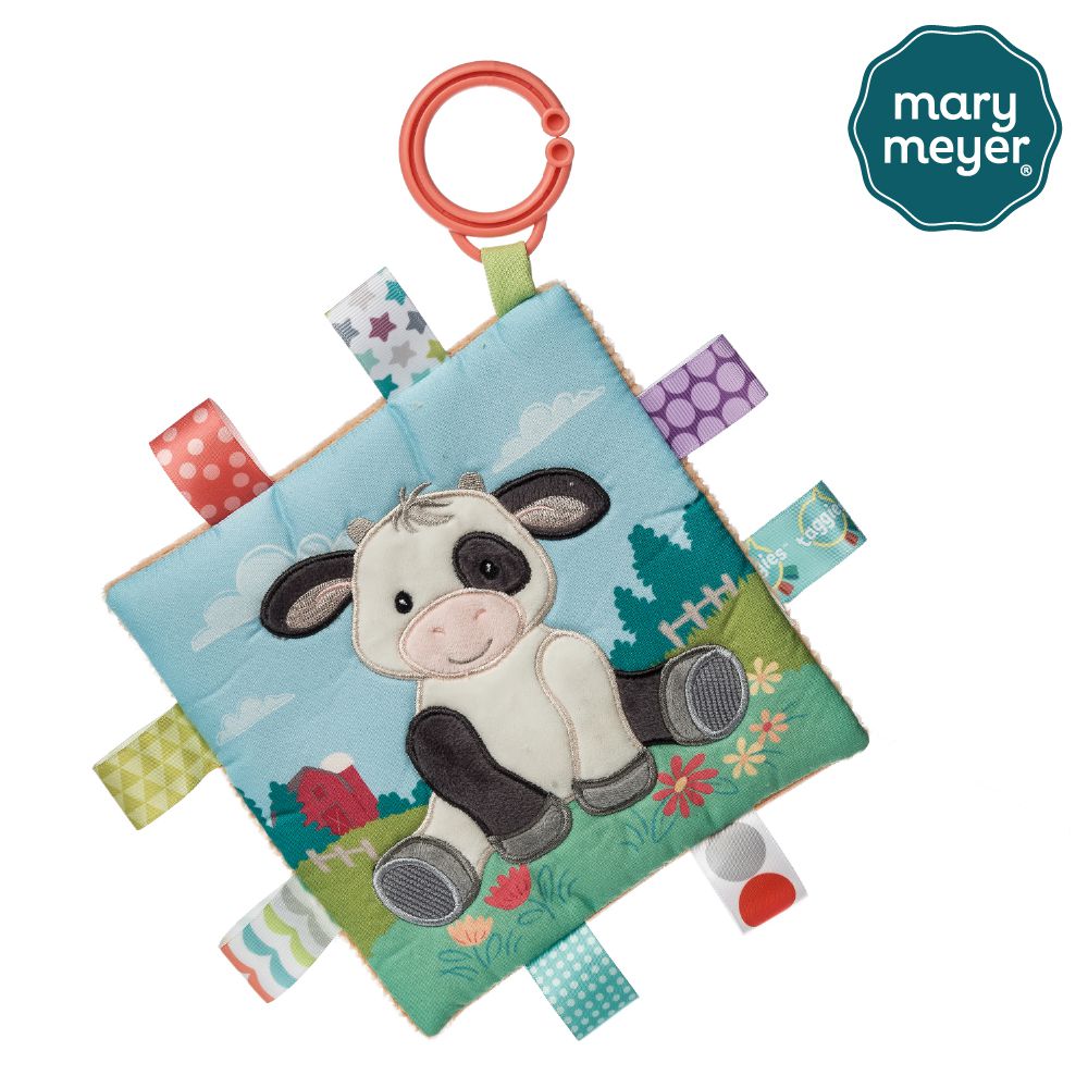 標籤動物安撫沙沙紙-鄉村小牛波波