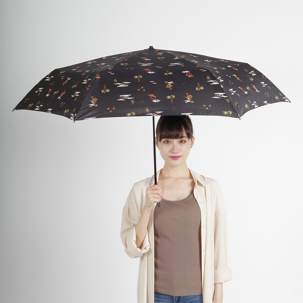 60公分輕量傘-(火烈鳥黑)-NO.5114