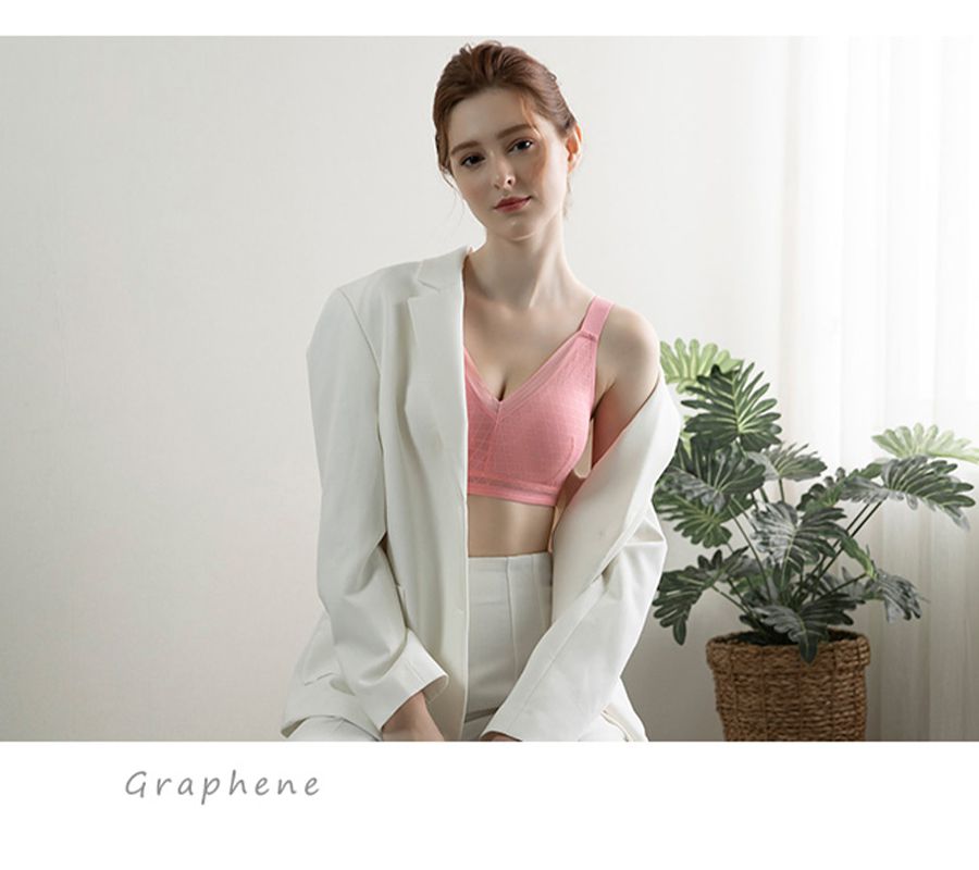 香茉 CHANMODE - 黑科技石墨烯肌潤健康內衣-3件組-內衣款-粉.紫.黑-內衣x3件