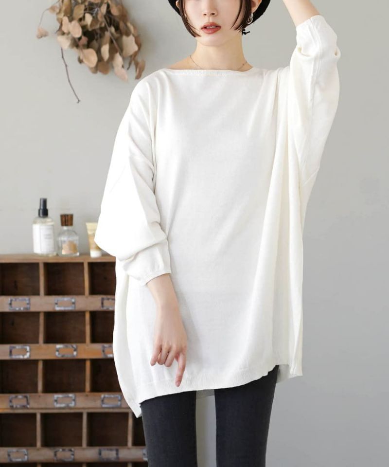 日本 zootie - 純棉薄針織飛鼠長袖上衣-蜜桃