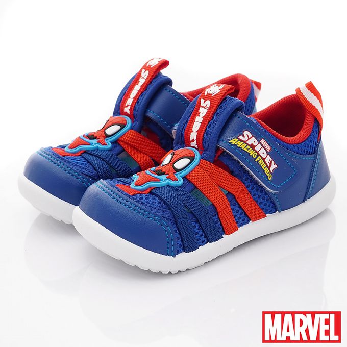 冰雪奇緣 - 台灣製蜘蛛人水陸涼鞋-MNK35666藍-中童段-水涼鞋-藍