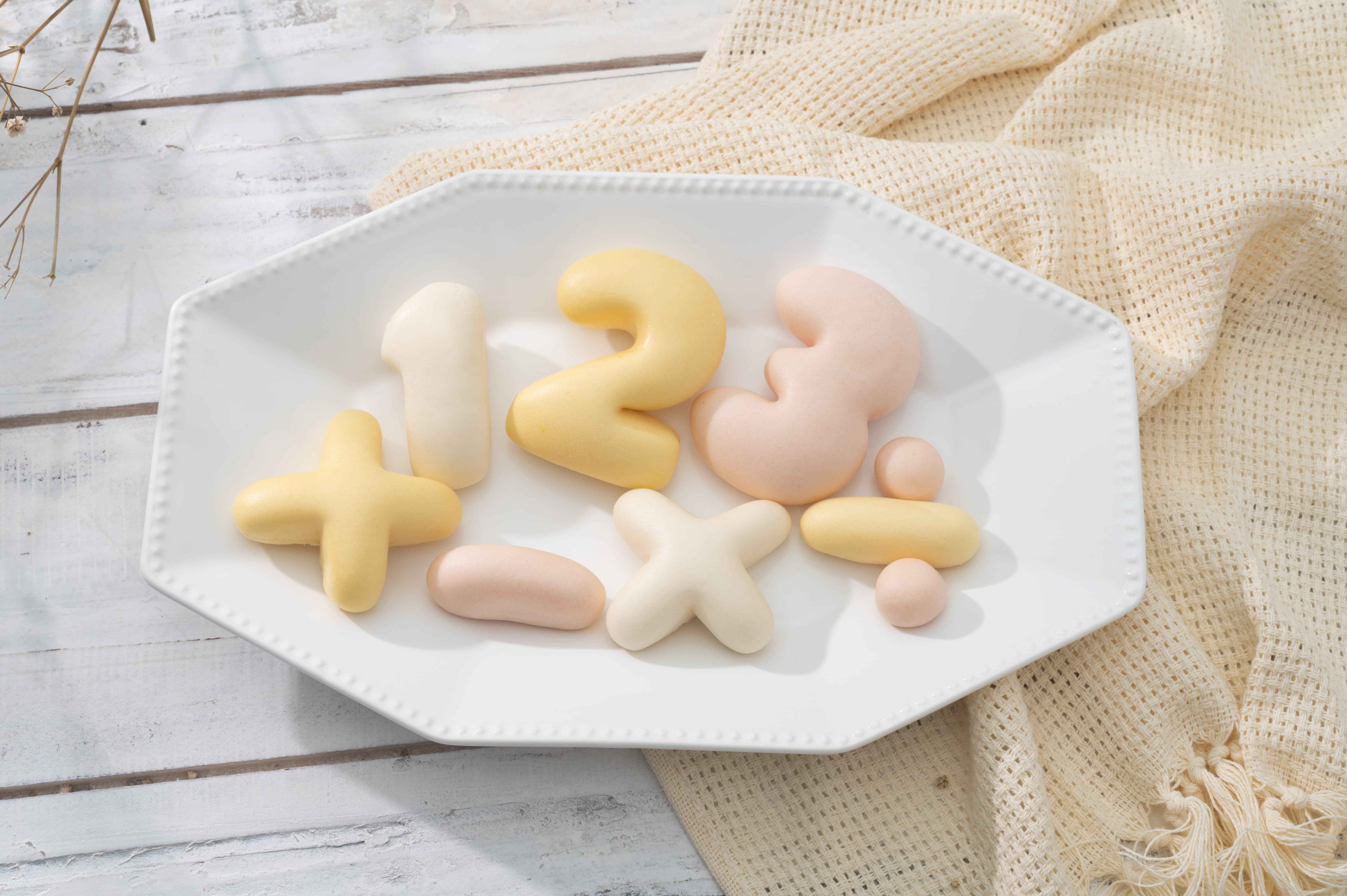 老甜媽手工饅頭 - 數字123趣味小饅頭-350g