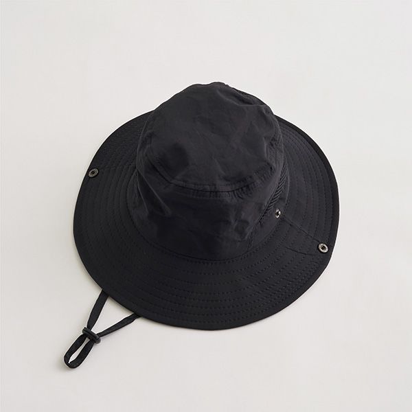 日本 b-ROOM - 抗UV側邊網眼百搭遮陽帽-淺灰 (50-54cm)