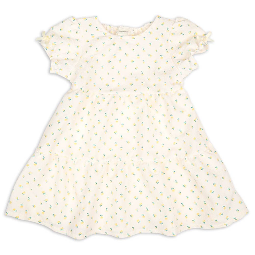 蛋糕洋裝-奶油色