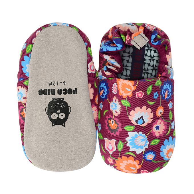 英國 POCO NIDO - 寶寶手工鞋 /學步鞋-藝術花朵