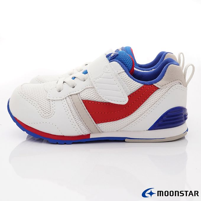 Moonstar日本月星 - 月星HI系列十大機能款-MSCNC2121S3白(中大童段)-機能運動鞋-白