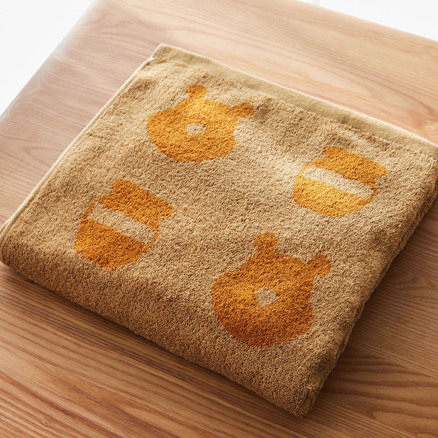 日本千趣會 - 迪士尼 長毛巾三件組-奇奇蒂蒂-咖 (34x75cm)