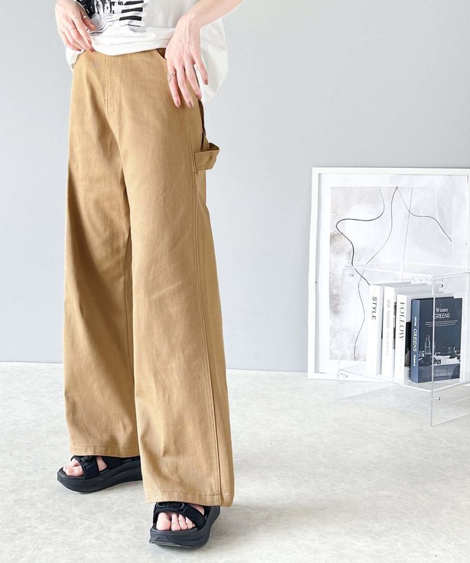 日本 Classical Elf - 超顯瘦厚磅百搭直筒褲-復古刷色