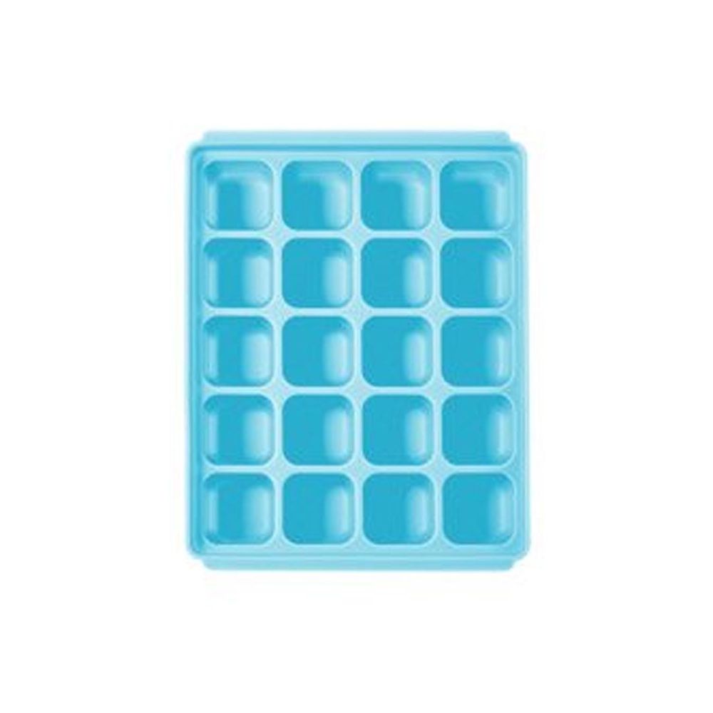 TGM - 馬卡龍 白金矽膠副食品冷凍儲存分裝盒 (S - 藍色)