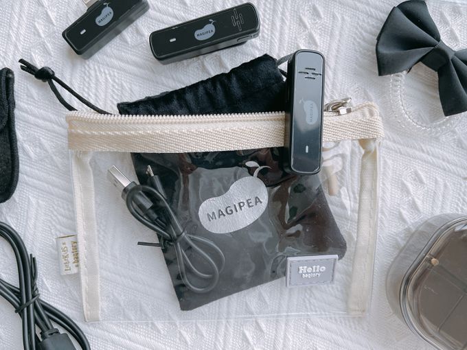 香港百寶袋王 Bagtory HK - Hello Mini 多用途迷你袋-黑+灰+米