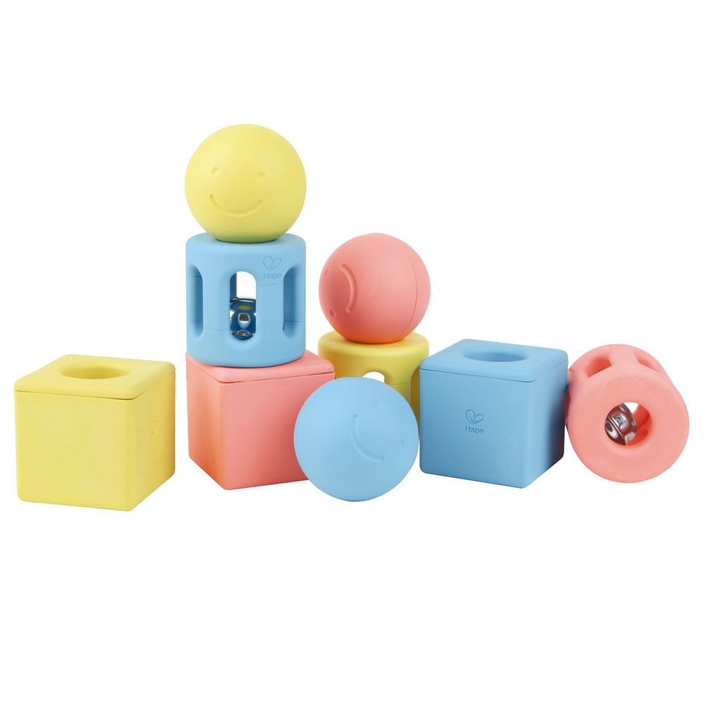 德國 Hape - 觸覺球玩具(9件組)