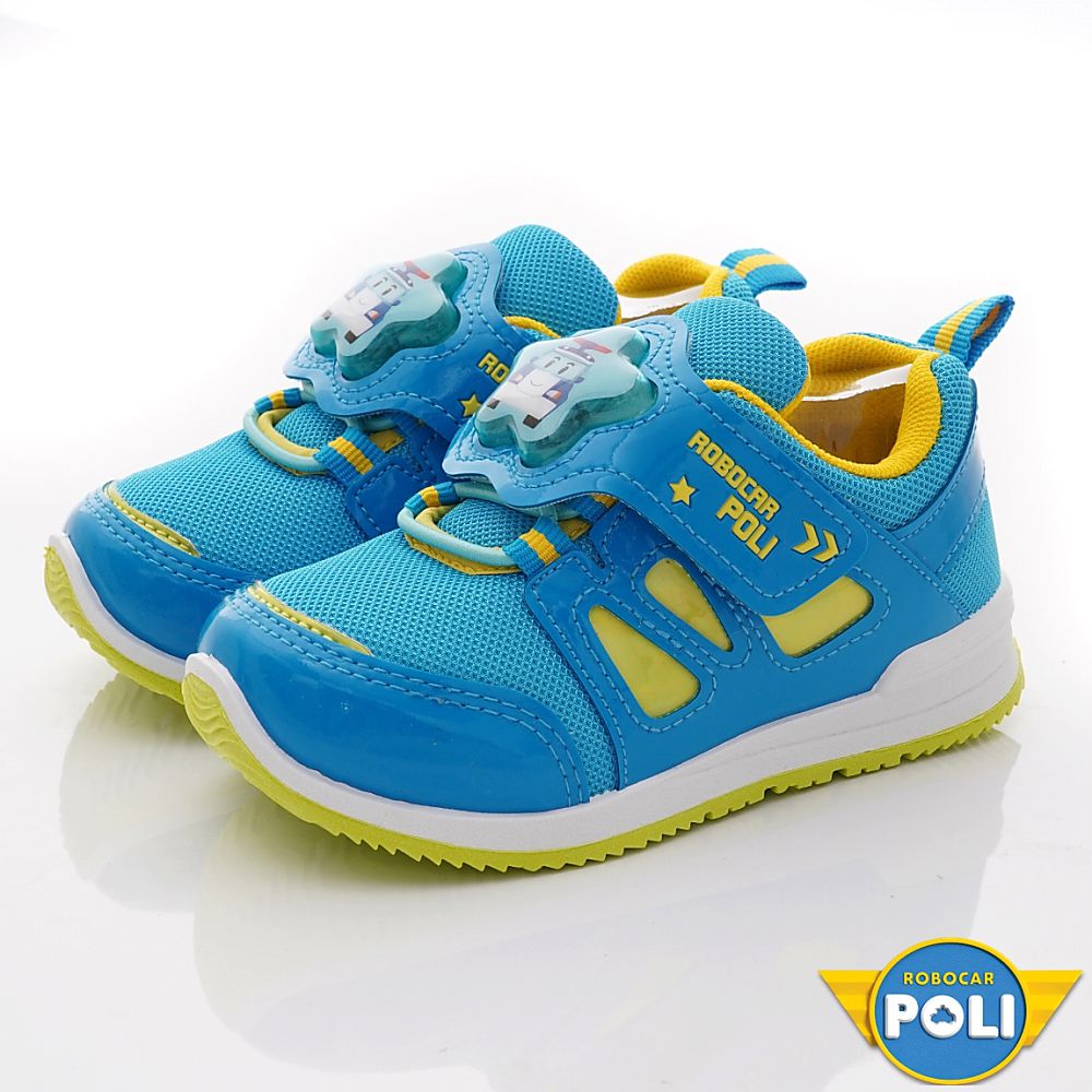 POLI 波力救援小英雄 - 台灣製POLI電燈運動鞋(中小童段)-運動鞋-藍
