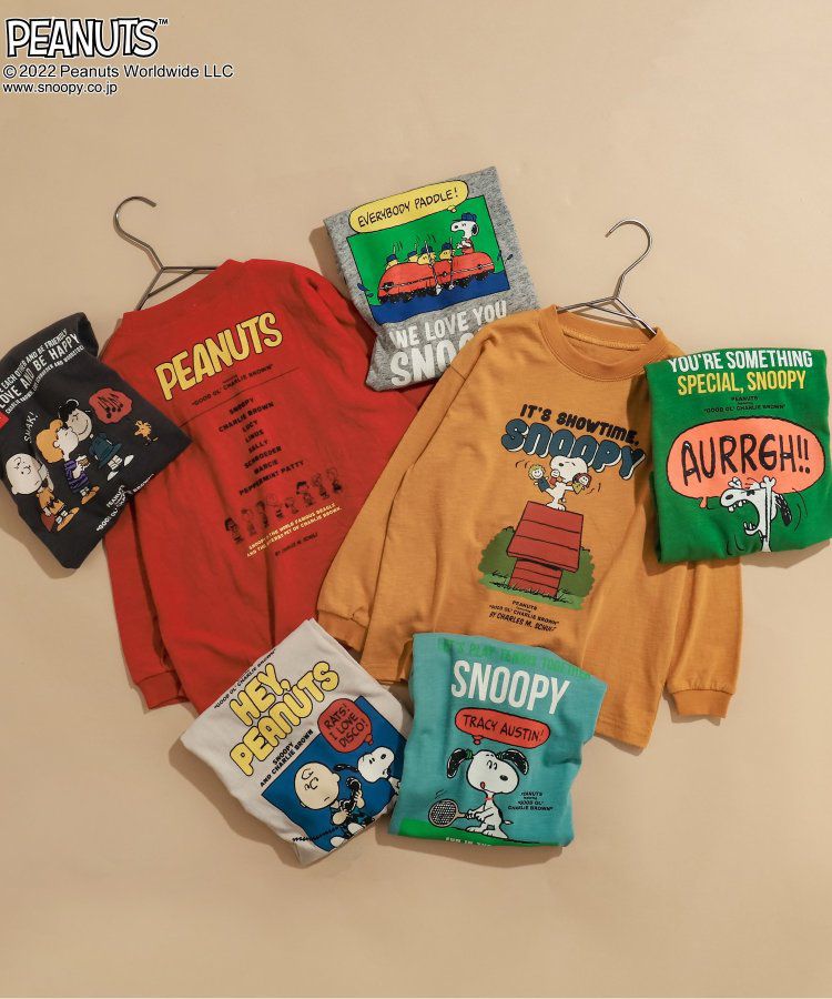 日本 BREEZE - 聯名款 史努比印花長袖上衣-黃