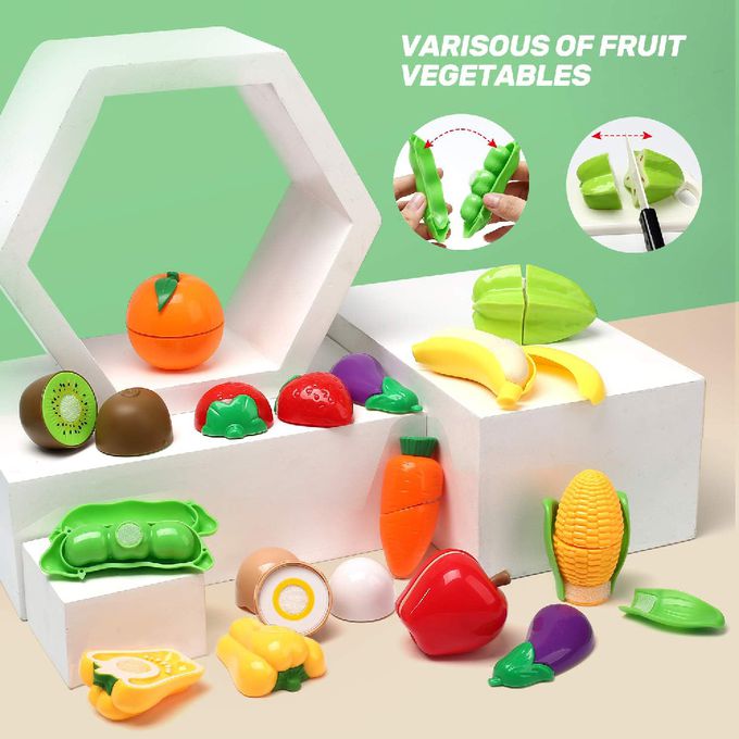 CuteStone - 兒童仿真噴霧湯鍋與聲光電磁爐套裝玩具40件組 (盒損福利品)