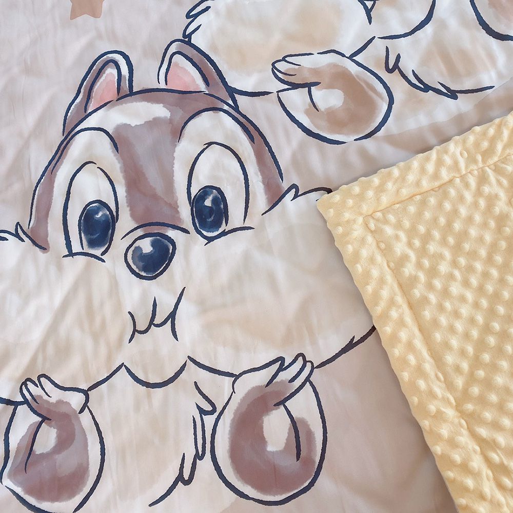 Disney 迪士尼 - 天絲安撫毯-澎臉奇奇蒂蒂 (120x150cm)-CD102