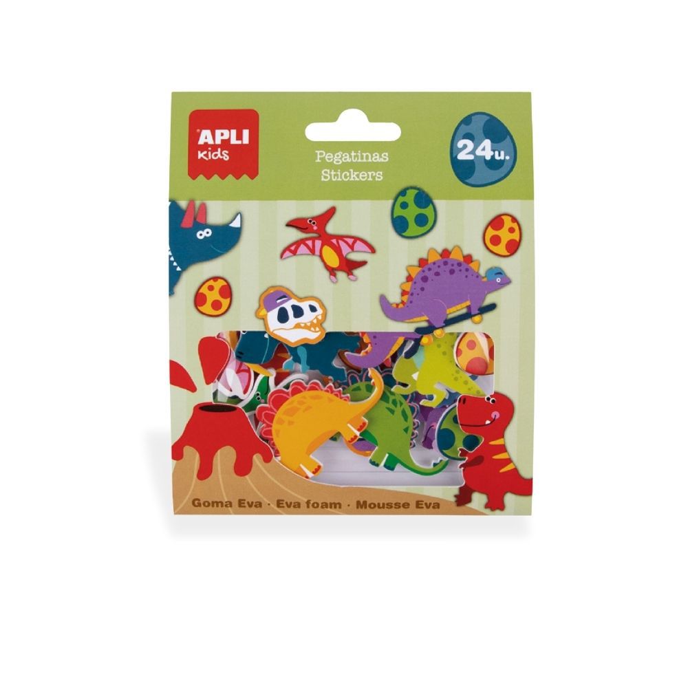 EVA認知學習貼紙遊戲-冒險恐龍