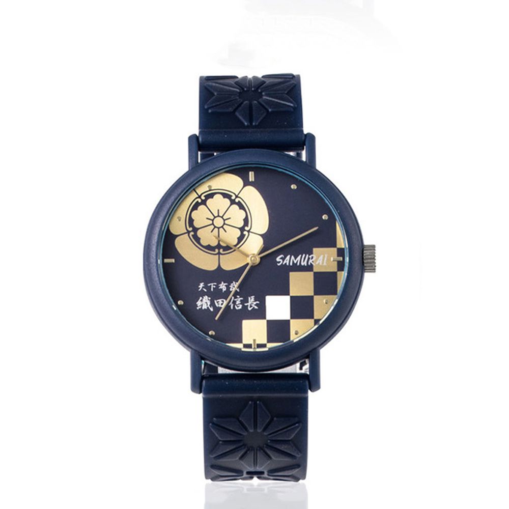 日本 MARUZEKI - KAORU 日本製香氛手錶(限定款)-戰國武將-藍-沈香