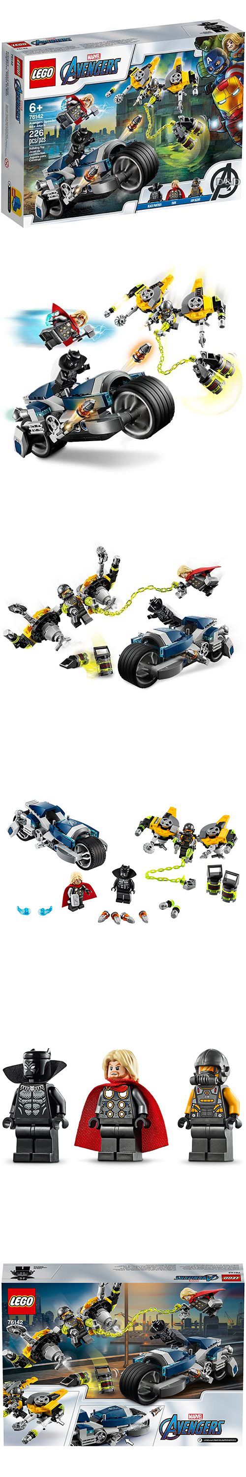 樂高 LEGO - 樂高 SUPER HEROES 超級英雄系列 -  Avengers Speeder Bike Attack 76142-226pcs