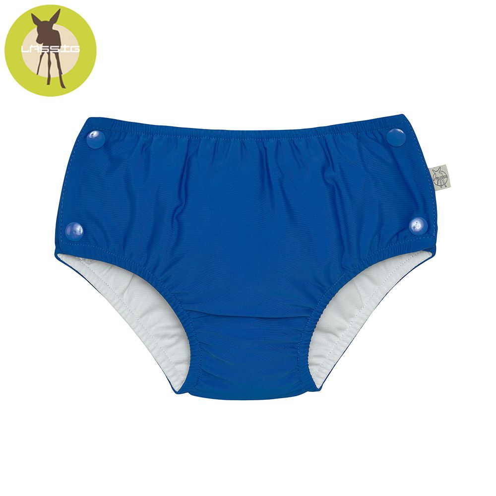 德國 Lassig - 嬰幼兒抗UV成長型游泳尿布褲-靛藍