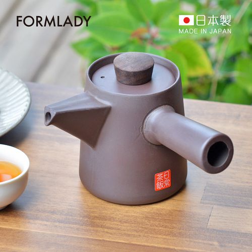 日本 FORMLADY - 小泉誠 日製萬古燒紫砂橫手急須茶壺-400ml