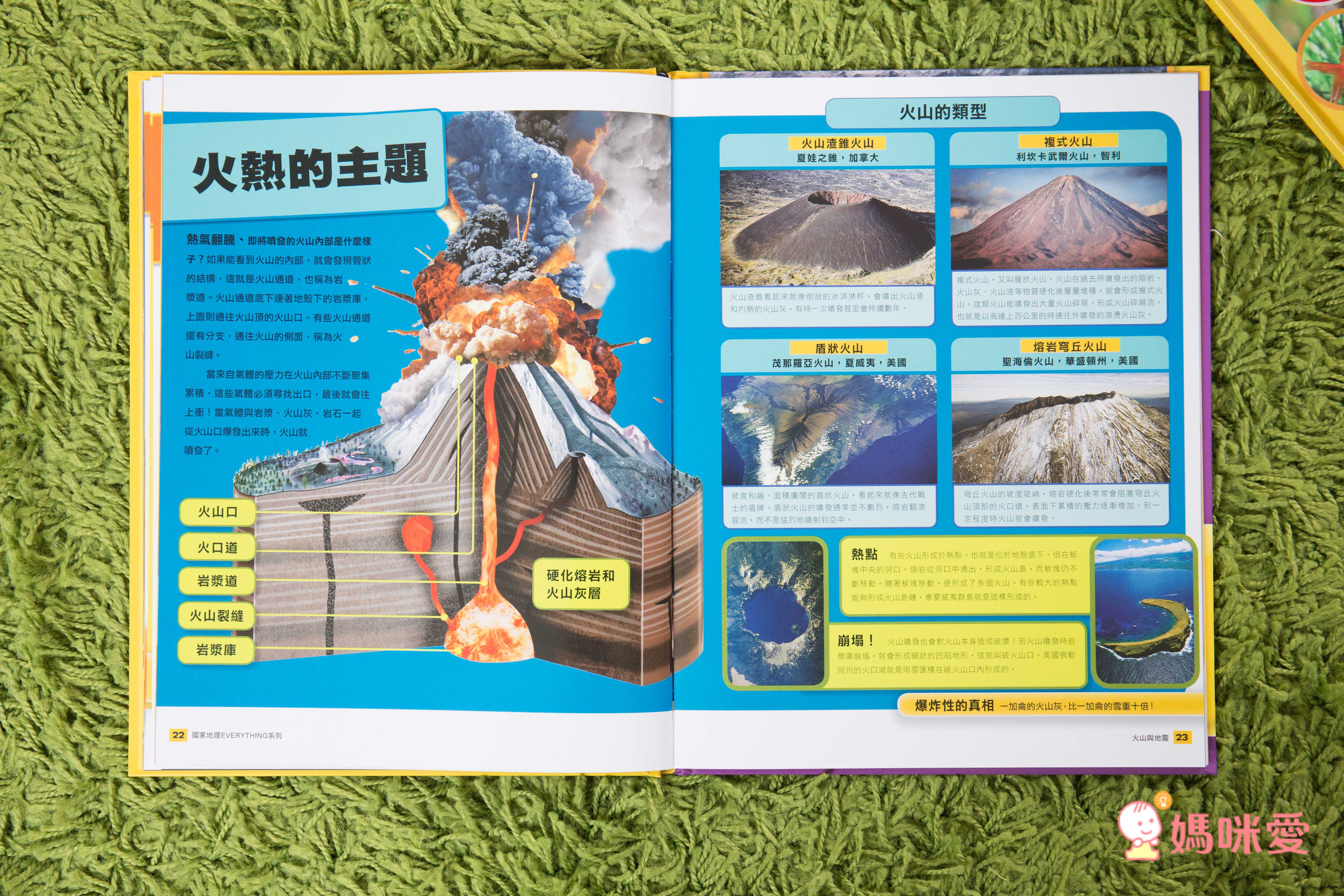 國家地理兒童百科：火山與地震 (精裝 / 63頁 /全彩印刷)