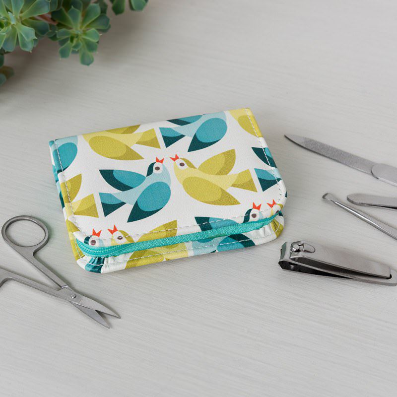 英國 Rex London - 修指甲/修容套裝五入工具組-愛情鳥