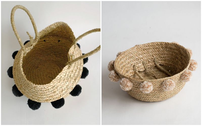 日本妞夏日最愛。草編包Ｘ編織包