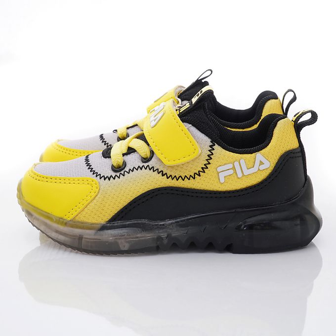 FILA - FILA康特杯電燈運動鞋款(中小童段)-運動鞋-黑黃