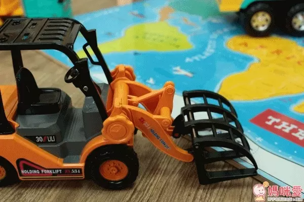 小小家 工程小車車 磨輪叉鏟車