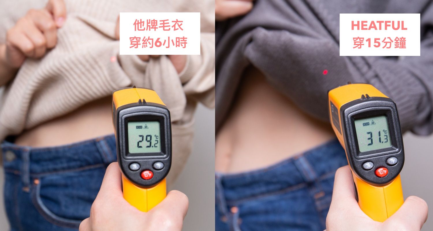 日本 zootie - HEATFUL 吸濕發熱針織Ｖ領上衣-灰杏