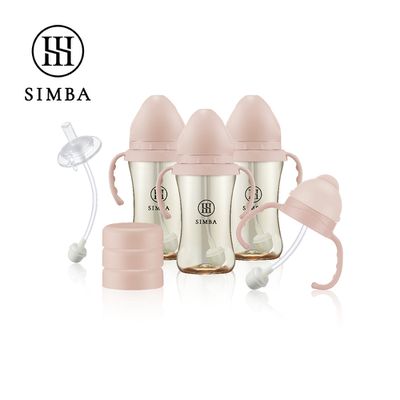 Simba 小獅王辛巴 - 學喝水神器全能套組-栗粉