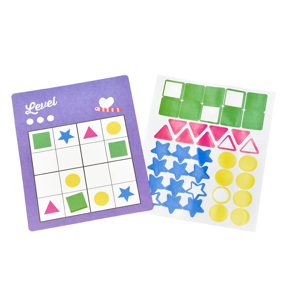 西班牙 APLI - 旅行數獨卡-形狀