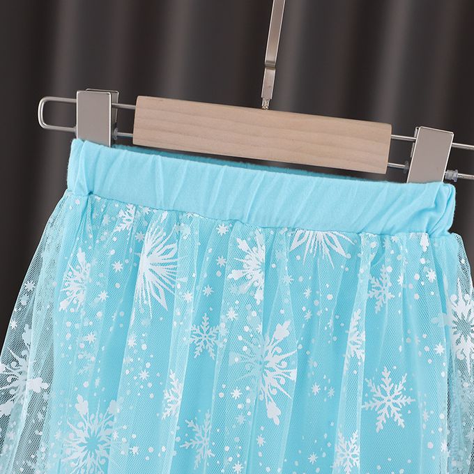 修身造型內搭褲-紗裙款-冰雪紫