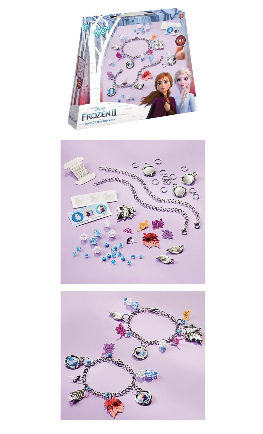 Disney 迪士尼 - 《 Disney 迪士尼 公主 》冰雪奇緣迷你手作系列-金屬手鍊組