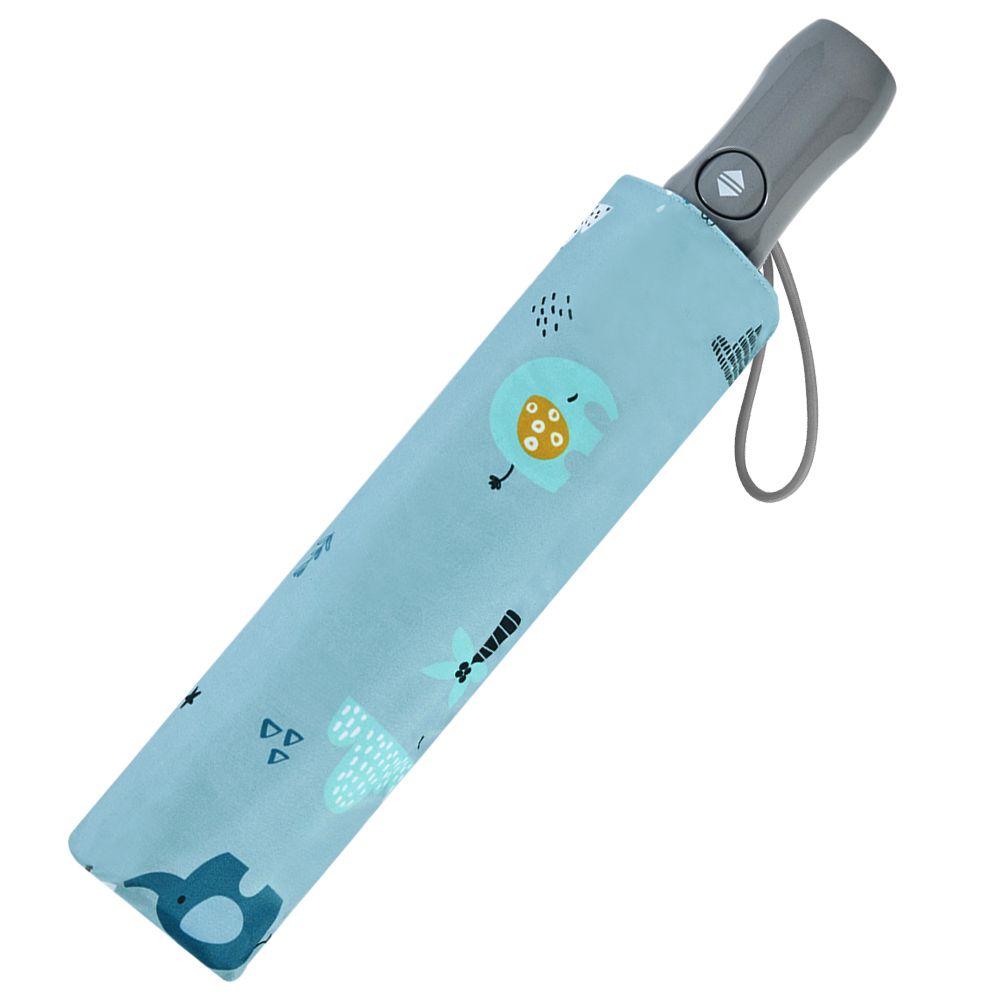 抗UV雙人自動傘-森林小圓象-480g