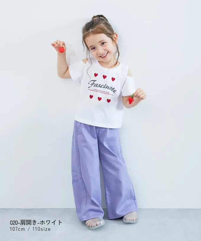 日本 devirock - 女孩運動風設計款短袖T恤-側線-白黑