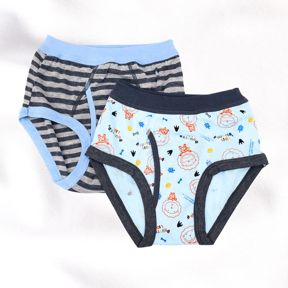 2件組-奶油獅恐龍篇男童內褲-三角款-顏色隨機2件